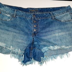 Low Waist Denim Shorts